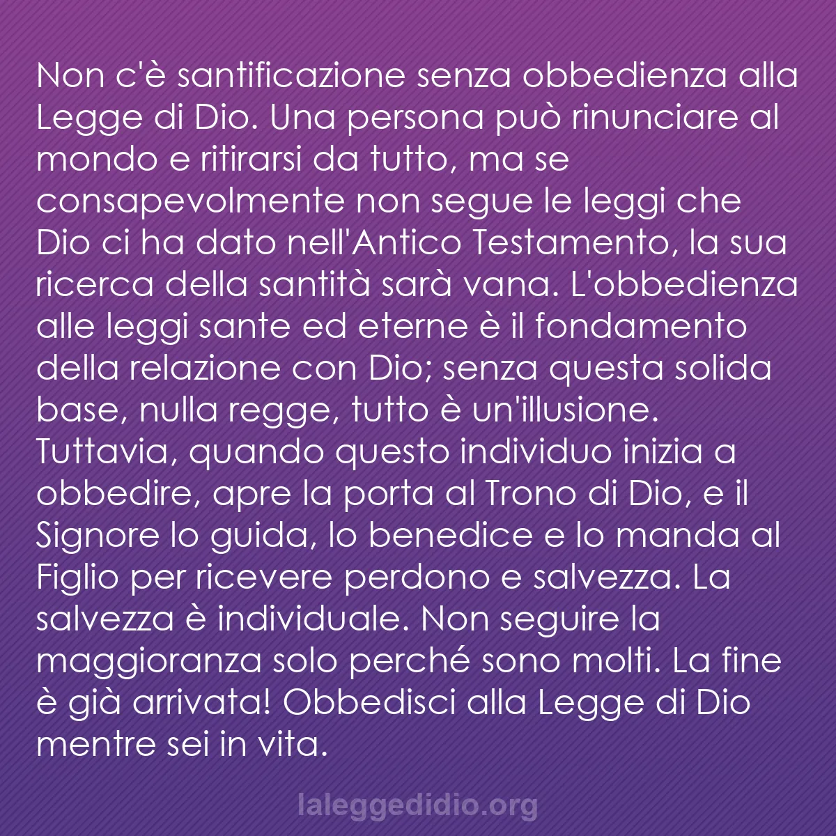 b0051 - Post sulla Legge di Dio: Non c