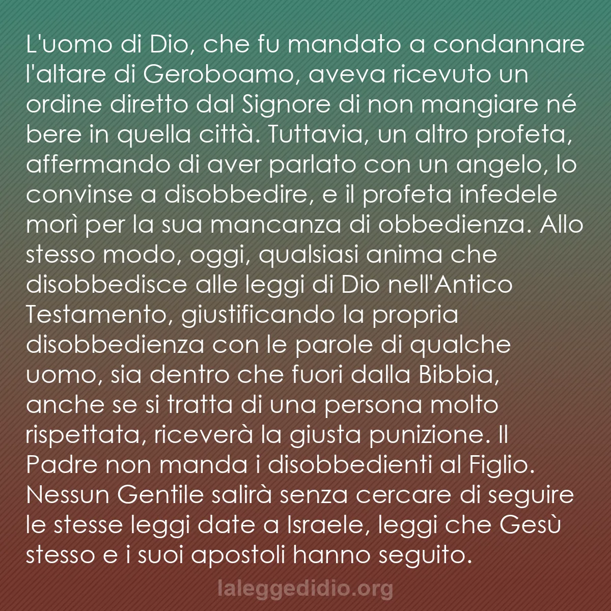 b0193 - Post sulla Legge di Dio: L