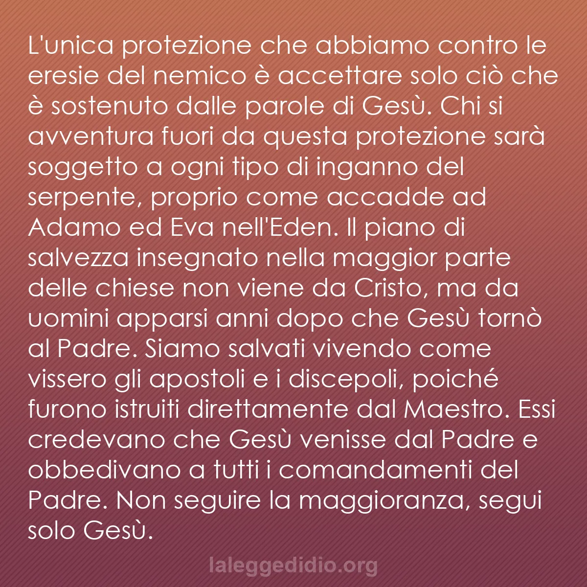 b0226 - Post sulla Legge di Dio: L