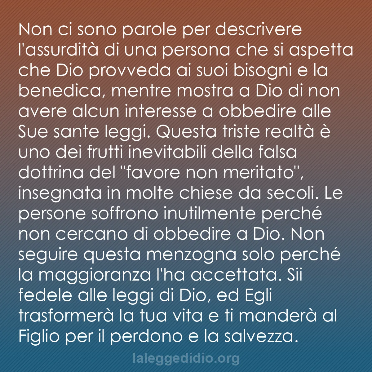 b0372 - Post sulla Legge di Dio: Non ci sono parole per descrivere l