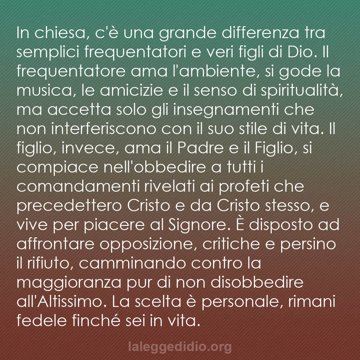 b0373 - Post sulla Legge di Dio: In chiesa, c